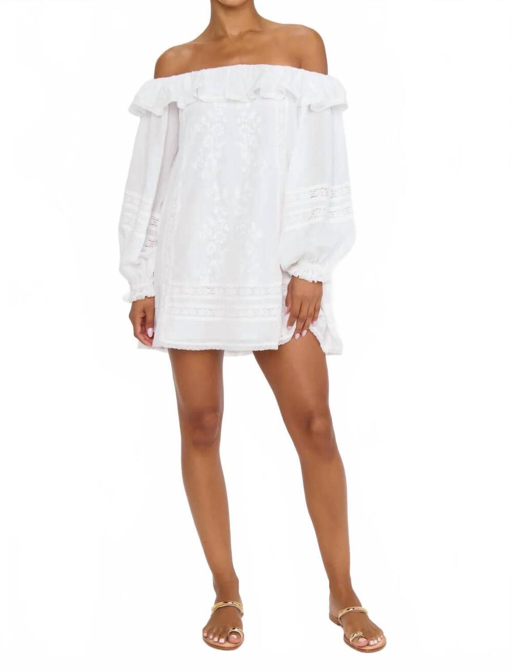NEW SHOW ME YOUR MUMU meadow mini dress in cream